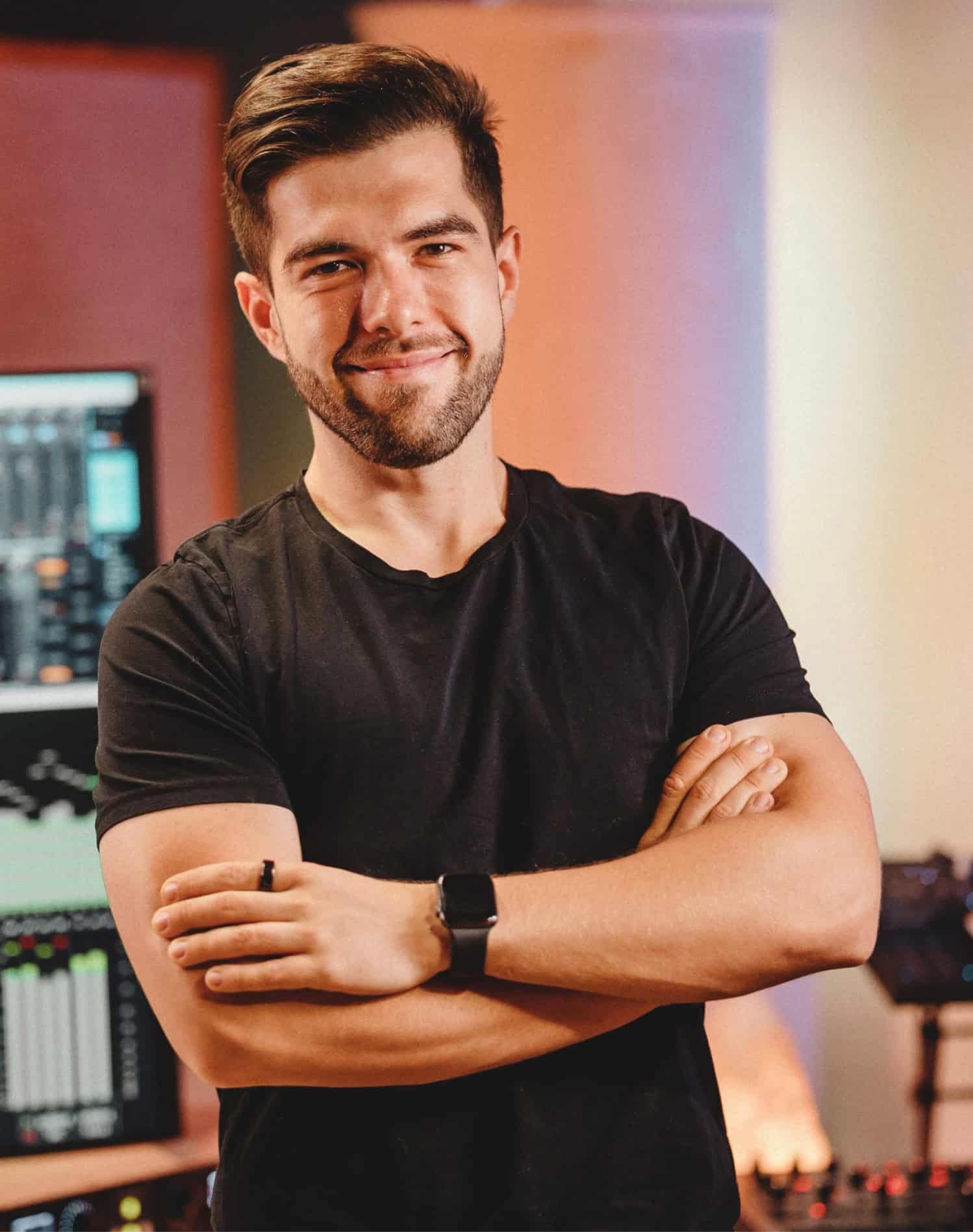 Man with computer